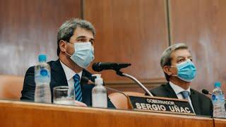 El gobernador Uñac inaugura el periodo ordinario de sesiones con su mensaje anual