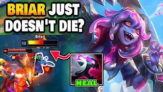 I litterally can't die on Briar ( even while 1v3 ) | Briar Jungle