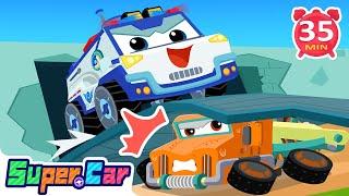 Rescue Cars Cartoons | Rescue The Disappearing Super Cars | Police Car | Car Songs | Kids Cartoons