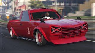 Vulcar Warrener HKR Customizations (Datsun Sunny Truck) - GTA 5 Online