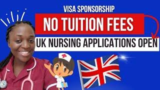 2 YEARS FREE UK NURSING COURSES (Get Paid £26,530/yr to Work & Learn)