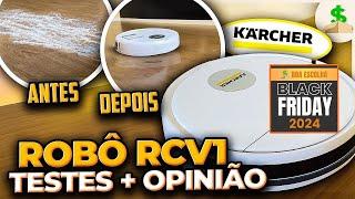 TESTAMOS o ROBÔ ASPIRADOR KARCHER RCV1 que VARRE, ASPIRA e PASSA PANO! VAMOS DEVOLVER? 