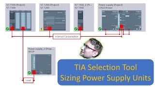 How to size Power Supply Units (using TIA selection tool)