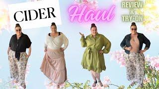 CIDER PLUS SIZE HAUL PT. 1 | REVIEW & TRY-ON | SPRING & SUMMER 2024