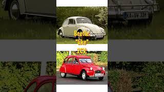 VW Beetle or 2CV? German or French people's car? Which one is better?