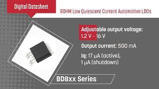 ROHM's Low Quiescent Current Automotive LDOs