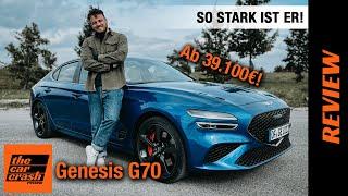 Genesis G70 im Test (2021) So stark ist die Mittelklasse-Limousine ab 39.100€! Fahrbericht | Review