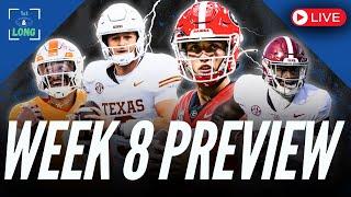 Week 8 Preview | Top 25 Update | Georgia at Texas, Alabama at Tennessee, LSU at Arkansas + MORE