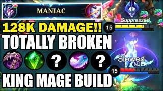 MANIAC!! THIS TOTALLY KING ZHASK BROKEN BUILD 2022 ZHASK REVAMP GAMEPLAY SOLO RANK TOP 1 GLOBAL MLBB