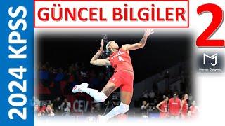 2024 KPSS GÜNCEL BİLGİLER 2 LİSANS-ÖNLİSANS-ORTAÖĞRETİM !!!