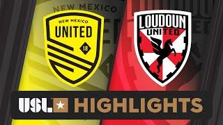 9.22.2024 | New Mexico United vs. Loudoun United FC - Game Highlights