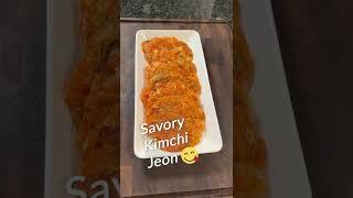 EXTREMELY Easy and Delicious Kimchi Pancake! | Kimchi Jeon | 김치전 #shorts