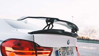 BMW GTS-V Carbon Fiber Style Wing Install // F32