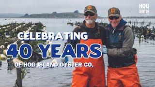 WE'RE 40! // Celebrating 40 Years Of Hog Island Oysters