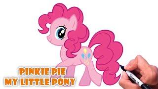 How to Draw Pinkie Pie | My Little Pony step by step easy