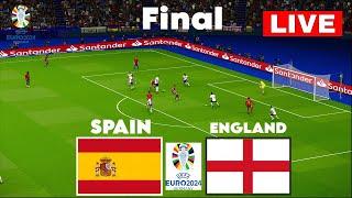 LIVE : ENGLAND vs SPAIN I UEFA EURO 2024 FINAL MATCH I FULL MATCH STREAMING I eFOOTBALL PES 21