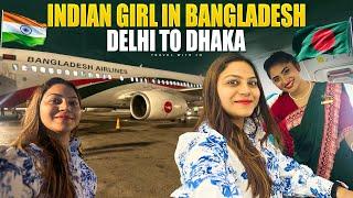 Delhi to Dhaka  in Biman Bangladesh Airlines ️ Indian girl in Bangladesh || Travel with Jo