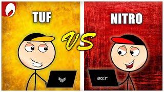 Asus Tuf Gamers vs Acer Nitro Gamers