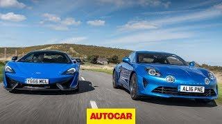 McLaren 570S vs Alpine A110 - Which is the ultimate driver's car? | Autocar