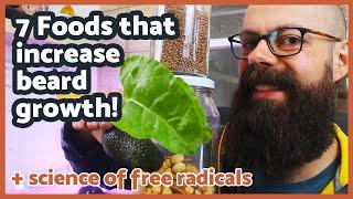 7 foods that increase beard growth | Full vegetarian options included!