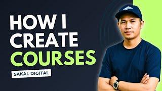 How I create a digital course for rongvong membership | Sakel Digital