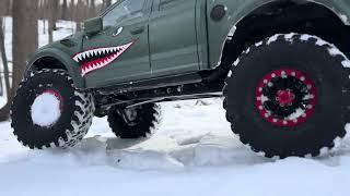 Ford F-150 Raptor RC Crawler | Hazardous winter driving conditions