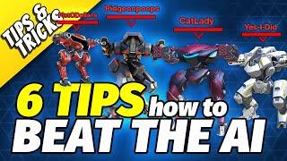 6 Tips and Tricks to Beat the AI Bots! | Tips & Tricks | Mech Arena