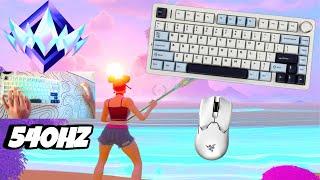 Aula F75 ASMR Unreal Ranked  Satisfying Keyboard Fortnite 540 FPS Smooth 4K