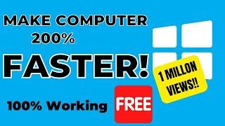 Make Your Computer & Speed Up Laptop 200% Faster for FREE | How to clean up my laptop to run faster