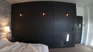 DIY Panel Wainscoting Ideas for our Master Bedroom