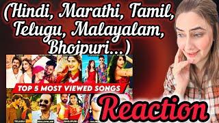 Top 5 Most Viewed Songs of Each Language Hindi, Marathi, Tamil, Telugu, Malayalam, Bhojpuri