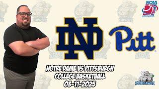 Notre Dame vs Pittsburgh 3/11/25 Free College Basketball Picks and Predictions | NCAAB Pick