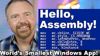 Hello, Assembly!  Retrocoding the World's Smallest Windows App in x86 ASM