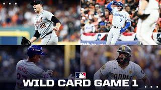 Highlights from ALL games for Wild Card Round Game 1 (10/1)! Postseason kicks off!!