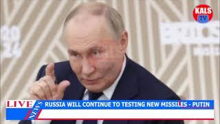 UKRAINE: Putin Azzeemu Okulabula, Agenda Kwongera Okugezesa Missiles Enkambwe Mu Lutalo.