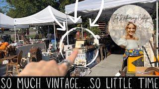 Shop With Me At A Small Town Antique Market. Shop-Along With A Antique & Vintage Collector/Reseller