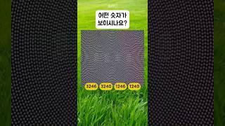 보이지 않는다면 당신은 심각한 노안입니다