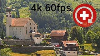 Switzerland Train Ride Arth-Goldau - Wassen - Locarno 4k 60fps | SwissTime