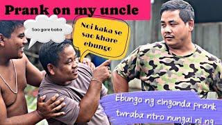 PRANK ON MY UNCLE|| mukbang twse kaka peisa puthokrk|| u yadaba🫵