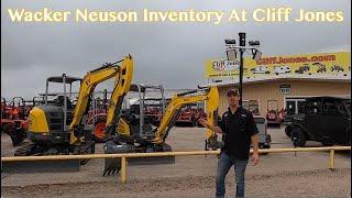 Wacker Neuson Inventory At Cliff Jones RV & Tractor