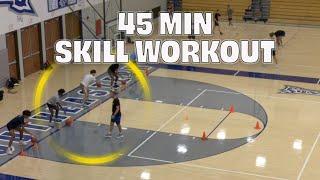 45 Minute Basketball Skills Workout - Drills to Make Your Players Better