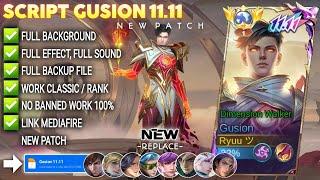 Script Skin Gusion 11.11 Dimension Walker No Password | Full Effect Voice | Patch Terbaru