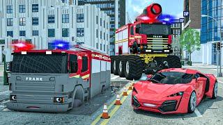 Who Framed Fire Truck? Wheel City Heroes (WCH) Police Cartoon for Kids