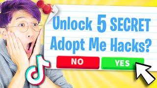 TOP 5 WORKING TIKTOK HACKS In ROBLOX ADOPT ME! (LankyBox BEST OF Adopt Me Hack Compilation 2020!)