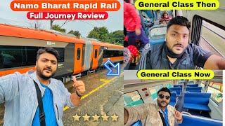 Upgraded General Class Journey || Namo Bharat Rapid Rail Full Journey Review || ₹30 Ticket Fare only