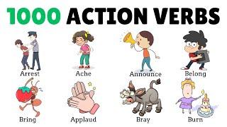 1000 Action Verbs | Common Action Verbs in English | Part 4 | English Vocabulary with Picture |