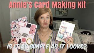 Annie's Card Making Kit / Tap Into Your Crafty Side / Handmade Cards