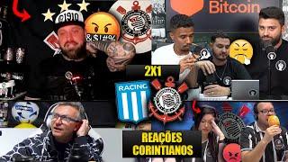 REAÇÕES dos CORINTIANOS FURIOSOS com a ELIMINAÇÃO - RACING 2X1 CORINTHIANS [REACT SULAMERICANA 2024]