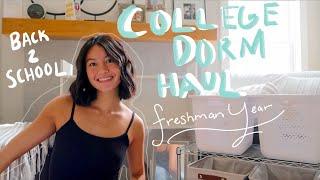 COLLEGE DORM HAUL 2024 | freshman year!