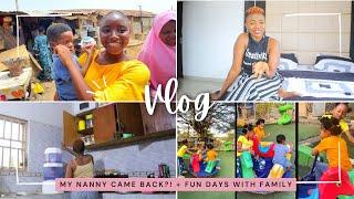 MY NANNY Ran Away & CAME BACK?!| Teaching Nebbie Igbo| Fun Days with Family + Speaking Deal - VLOG